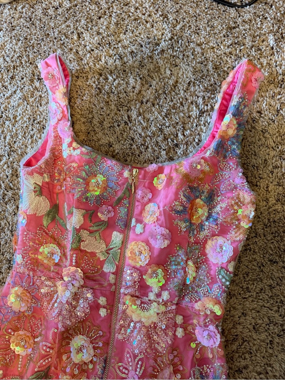 ELLIATT Nathalie Sequin floral gown. Size XS. Worn once. New season!! - Picture 7 of 10
